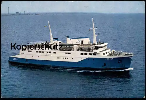 ÄLTERE POSTKARTE M/S CAROLA 1964 HÄLSINGBORG - HELSINGOR DANMARK SVERIGE FÄHRE FÄHRSCHIFF Schiff ferry ship postcard cpa