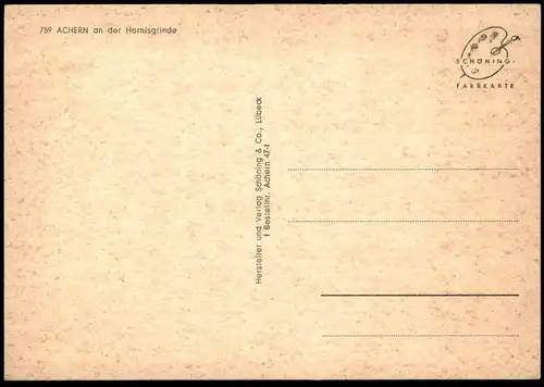 ÄLTERE POSTKARTE ACHERN AN DER HORNISGRINDE VW KÄFER CABRIO CABRIOLET AK Ansichtskarte postcard cpa
