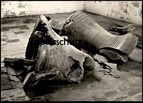 ÄLTERE POSTKARTE LÜBECK 1942 ZERSTÖRTE GLOCKEN cloche cloches bell bells clarine Glocke cpa postcard AK Ansichtskarte