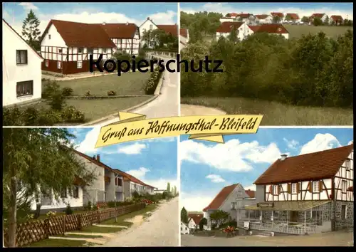 ÄLTERE POSTKARTE GRUSS AUS HOFFNUNGSTHAL BLEIFELD RÖSRATH Ansichtskarte AK cpa postcard