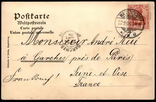 ALTE POSTKARTE WARENDORF KÖNIGLICHES LANDGESTÜT 1904 Ansichtskarte AK cpa postcard