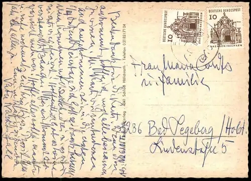 ÄLTERE POSTKARTE DARMSTADT BREUBERG SEEHEIM LINDENFELS ERBACH HEPPENHEIM AUERBACH FRANKENSTEIN ZWINGENBERG MICHELSTADT