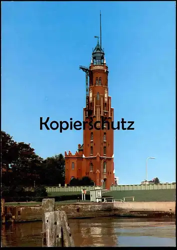 ÄLTERE POSTKARTE BREMERHAVEN HAFEN ALTER LEUCHTTURM lighthouse phare Ansichtskarte AK postcard cpa