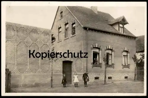 ALTE FOTO POSTKARTE HELFTA BEI EISLEBEN GEBÄUDE HAUS 1918 Ansichtskarte AK cpa photo postcard