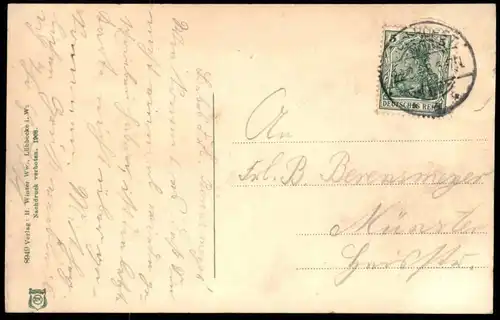 ALTE POSTKARTE LÜBBECKE IN WESTFALEN NEUE POST POSTAMT Ansichtskarte AK cpa postcard