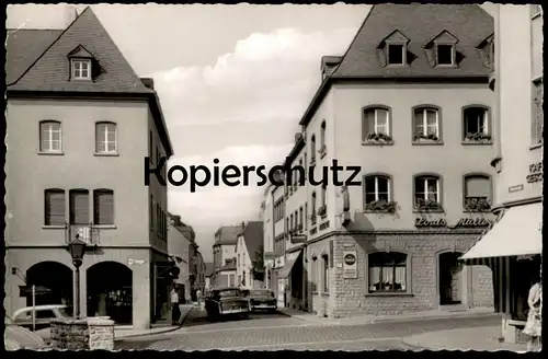 ALTE POSTKARTE BITBURG EIFEL SCHAKENGASSE LOUIS MÜLLER REKLAME TRINK COCA COLA CocaCola coke Ansichtskarte cpa postcard