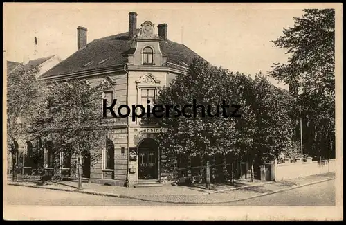 ALTE POSTKARTE WANNE-EICKEL RESTAURANT UND GARTENWIRTSCHAFT HERMANN LANSING DORSTENERSTRASSE 168 Herne Ansichtskarte