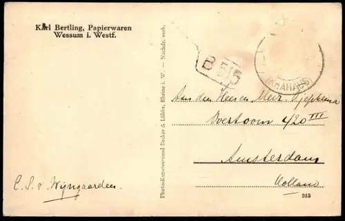 ALTE POSTKARTE FRIEDRICHS-HOSPITAL WESSUM BEI AHAUS KRANKENHAUS Ansichtskarte AK postcard cpa