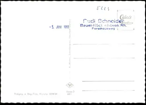 ÄLTERE POSTKARTE NEUSTADT AN DER DONAU ERDÖLRAFFINERIE RAFFINERIE Erdöl Ölraffinerie refinery Ansichtskarte AK postcard