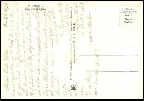 ÄLTERE POSTKARTE BLICK AUF DIE ELBE DAMPFER HAMBURG Schiff steam ship Ansichtskarte AK cpa postcard