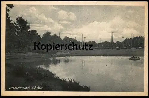 ALTE POSTKARTE LITZMANNSTADT H. J. PARK Ostpreussen Lodz Lodsch Ansichtskarte AK cpa postcard
