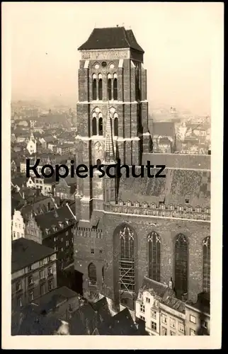 ALTE POSTKARTE DANZIG ST. MARIEN MARIENKIRCHE Kirche Gdansk Ansichtskarte AK cpa postcard