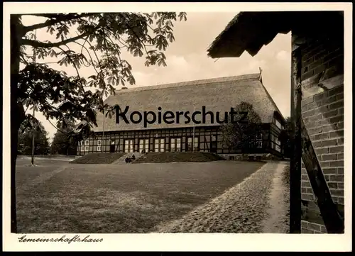 ALTE POSTKARTE ALT REHSE GEMEINSCHAFTSHAUS FÜHRERSCHULE DER DEUTSCHEN ÄRZTESCHAFT BEI NEUBRANDENBURG AK cpa postcard