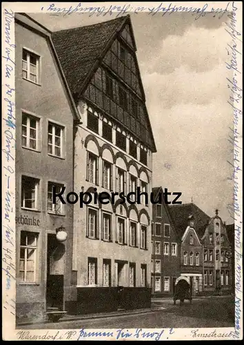 ALTE POSTKARTE WARENDORF EMSSTRASSE ...SCHÄNKE Ansichtskarte AK cpa postcard