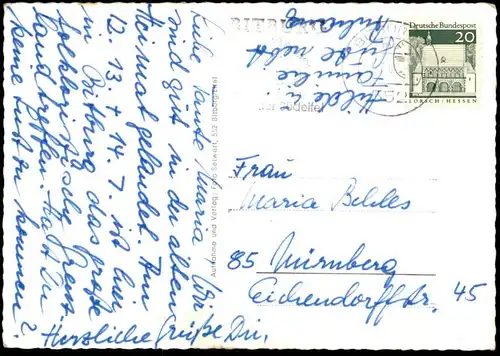 ÄLTERE POSTKARTE BITBURG EIFEL AM GRÜNEN SEE SIRENE siren Ansichtskarte AK cpa postcard