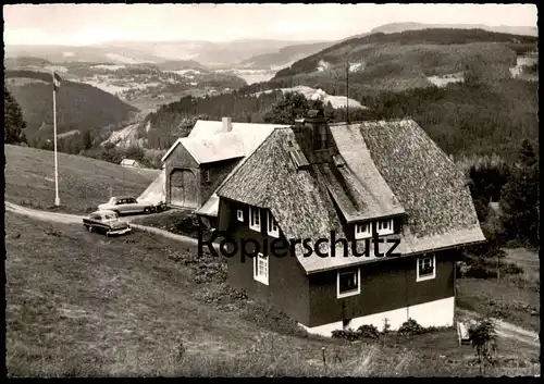 ÄLTERE POSTKARTE FELDBERG BÄRENTAL HERCYNEN BERGHAUS HERCYNENBERGHAUS BAUERNHOF AUTO OPEL ? Ansichtskarte cpa postcard