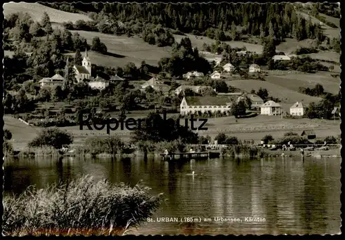 ÄLTERE POSTKARTE ST. URBAN AM URBANSEE KÄRNTEN BEZIRK FELDKIRCHEN Österreich Austria Autriche postcard Ansichtskarte cpa