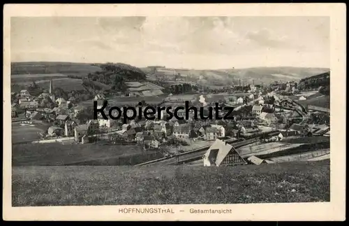 ALTE POSTKARTE HOFFNUNGSTHAL GESAMTANSICHT PANORAMA Rösrath Eisenbahn railway Ansichtskarte cpa postcard AK