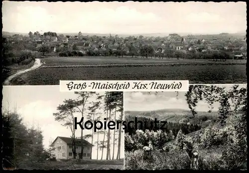 ÄLTERE POSTKARTE GROSS-MAISCHEID KREIS NEUWIED GROSSMAISCHEID DIERDORF Rheinland-Pfalz AK Ansichtskarte postcard cpa