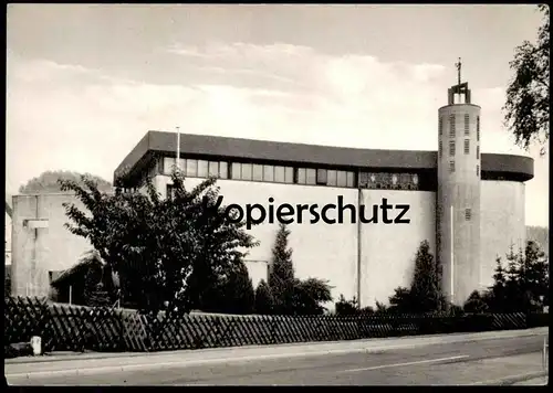 ÄLTERE POSTKARTE LANTENBACH AN DER AGGERTALSPERRE ST. MICHAELISKIRCHE KIRCHE 1973 GUMMERSBACH Ansichtskarte cpa postcard