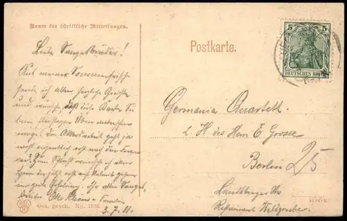 ALTE POSTKARTE OSTSEEBAD UECKERITZ DORFSTRASSE BOOT MANN MIT KIND USEDOM Ansichtskarte AK cpa postcard