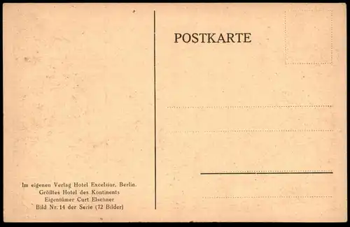 ALTE POSTKARTE BERLIN HOTEL EXCELSIOR WEINRESTAURANT Tische Kronleuchter Curt Elschner Ansichtskarte AK cpa postcard