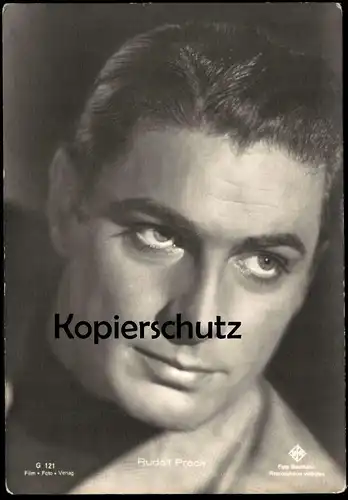 ALTE POSTKARTE RUDOLF PRACK FILM-SCHAUSPIELER FILM FOTO VERLAG UFA actor acteur Ansichtskarte AK postcard