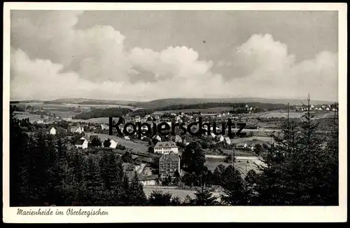 ALTE POSTKARTE MARIENHEIDE IM OBERBERGISCHEN PANORAMA TOTALANSICHT Ansichtskarte AK cpa postcard