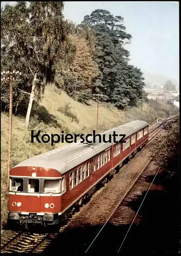 ÄLTERE POSTKARTE VT 24 TRIEBWAGEN NAHVERKEHR DEUTSCHE BUNDESBAHN Lok Zug Train Railway Eisenbahn locomotive postcard AK