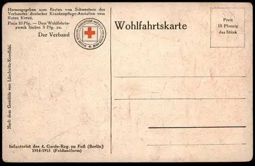 ALTE POSTKARTE MILITÄR INFANTERIST GARDE REGIMENT ZU FUSS BERLIN SOLDAT LÜSCHWITZ KOREFFSKI Ansichtskarte postcard cpa