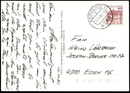 ÄLTERE POSTKARTE ANRÖCHTE PANORAMA TENNIS TENNISSPIELERIN SCHWIMMBAD TENNISPLATZ Ansichtskarte AK postcard cpa