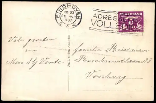 ALTE POSTKARTE EINDHOVEN PHILIPS ONTSPANNINGSLOKAAL Niederlande Nederland cpa postcard AK Ansichtskarte