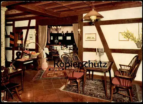 ÄLTERE POSTKARTE BAD HERRENALB MÖNCHS POSTHOTEL HOTEL SCHWARZWALD Black Forest la foret-noire cpa postcard