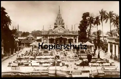 ALTE POSTKARTE JAIN TEMPLE CALCUTTA KALKUTTA Kolkata Tempel India Indien cpa AK postcard Ansichtskarte