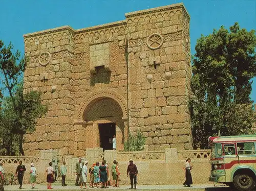 ÄLTERE POSTKARTE FENÊTRE DE ST. PAUL DAMAS ST. PAUL WINDOW DAMASCUS Bus Syrien Syria postcard cpa AK Ansichtskarte