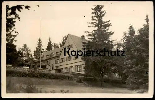 ALTE POSTKARTE GRÜNHAIN GENESUNGSHEIM II DER SOZIALVERSICHERUNG SACHSEN 1956 Ansichtskarte AK postcard