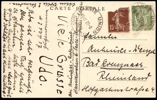 ALTE POSTKARTE SARRE UNION BAS RHIN PLACE DE LA REPUBLIQUE LA FONTAINE SAARUNION cpa postcard Ansichtskarte