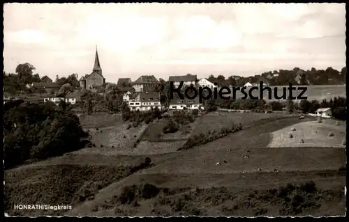 ÄLTERE POSTKARTE HONRATH PANORAMA TOTALANSICHT GRONEWALD KOLONIALWAREN LOHMAR BEI KÖLN Ansichtskarte AK postcard cpa