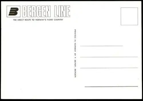 ÄLTERE POSTKARTE M-S MS JUPITER FITTED WITH STABILIZERS BERGEN LINE Fähre ferry Dampfer Schiff postcard Ansichtskarte AK