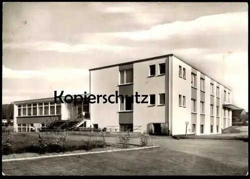ÄLTERE POSTKARTE BAD WILDUNGEN HAUS WALDECK 60er Jahre Architektur Ansichtskarte cpa postcard