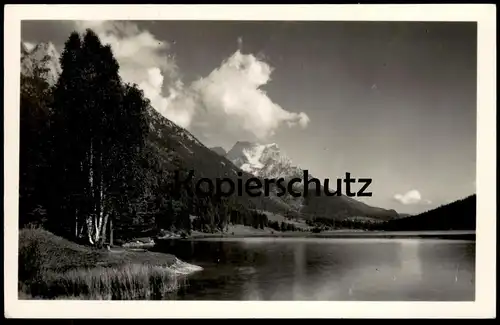 ALTE POSTKARTE HINTERSTEINER SEE MIT BLICK WILDEM KAISER SCHEFFAU WILDER KAISER Tirol Österreich Ansichtskarte postcard