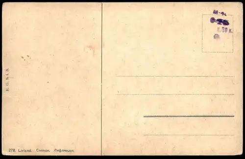 ALTE POSTKARTE CREMON KREMON BEI RAGANA PANORAMA LIVLAND Krimulda Lettland Latvia Ansichtskarte AK postcard cpa