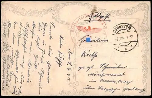 ALTE KÜNSTLER POSTKARTE DER BRIEFTRÄGER DÜRNSTEIN E. STRECKER LE FACTEUR POSTMAN PINX. Maler Ansichtskarte postcard cpa