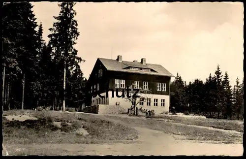 ÄLTERE POSTKARTE HORMERSDORF JUGENDHERBERGE ADOLF HENNECKE KLEINE HERBERGE ZWÖNITZ ERZGEBIRGE Sachsen postcard AK