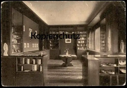 ALTE POSTKARTE DÜSSELDORF BUNDESHAUS PRINZ-GEORG-STRASSE 44 AUSSTELLUNGSRAUM AK Ansichtskarte cpa postcard