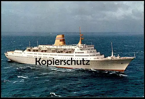 ÄLTERE POSTKARTE MS VISTAFJORD NORWEGIAN AMERICA NAL CRUISE SHIP ferry Schiff Motorschiff ship Ansichtskarte postcard