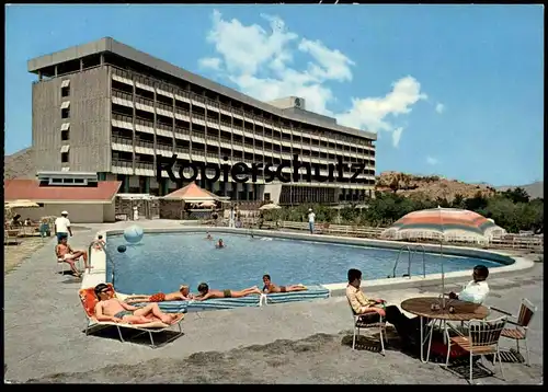 ÄLTERE POSTKARTE HOTEL INTERCONTINENTAL KABUL AFGHANISTAN Aegyptus Monachus Postes Afghanes Ansichtskarte cpa postcard