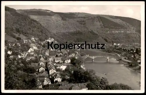 ALTE POSTKARTE ZIEGELHAUSEN IM NECKARTAL BEI HEIDELBERG PANORAMA 1938 cpa postcard