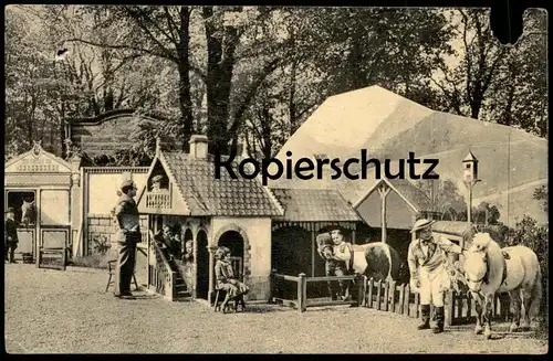 ALTE POSTKARTE SCHÄFERS MÄRCHENSTADT LILIPUT BERLIN PONY Liliputaner Circus Zirkus Cirque Lilliputian Midget cpa AK
