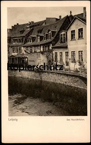 ALTE POSTKARTE LEIPZIG DAS NAUNDÖRFCHEN VERLAG BERTHA ZILLESSEN BAUTZEN AK Ansichtskarte postcard cpa